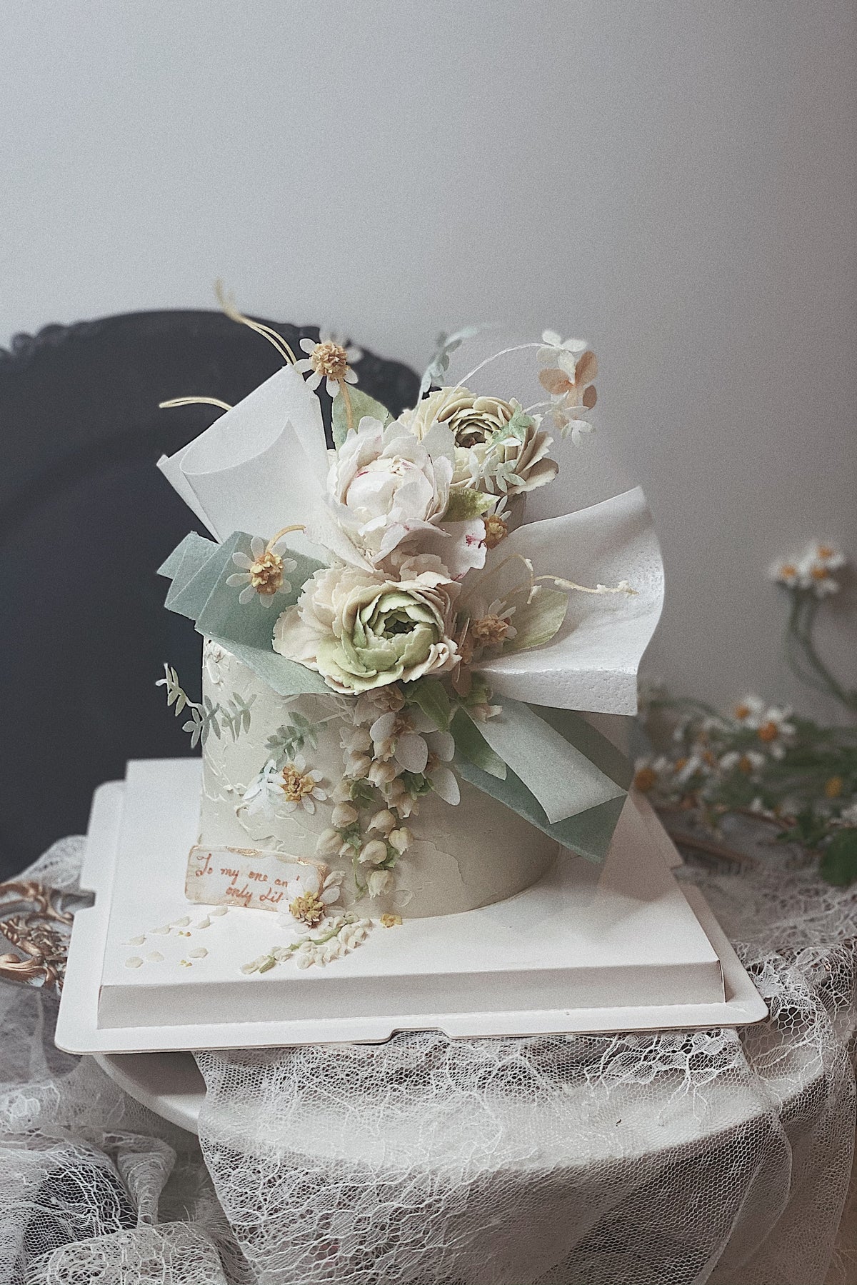 Ikebana Style Cake